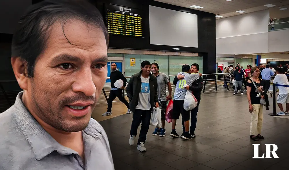 Peruanos deportados indican que no recibieron ningún apoyo de Cancillería. Fotocomposición Peruanos deportados indican que no recibieron ningún apoyo de Cancillería. Fotocomposición