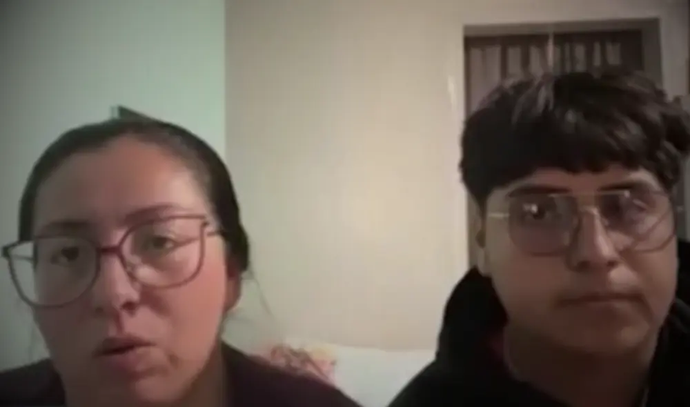 Laura y Saúl fueron detenidos por un oficial del Sheriff del Condado Kerr. Foto: captura de pantalla Univisión