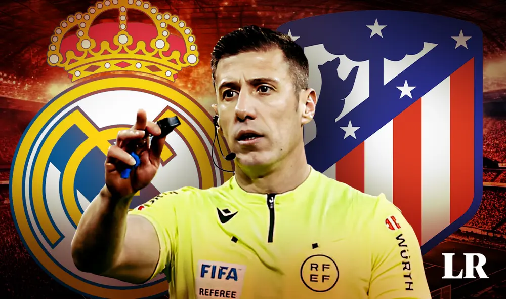 César Soto Grado dirigirá su tercer derbi entre Real Madrid y Atlético Madrid. Foto: composición GLR/Jazmin Ceras César Soto Grado dirigirá su tercer derbi entre Real Madrid y Atlético Madrid. Foto: composición GLR/Jazmin Ceras