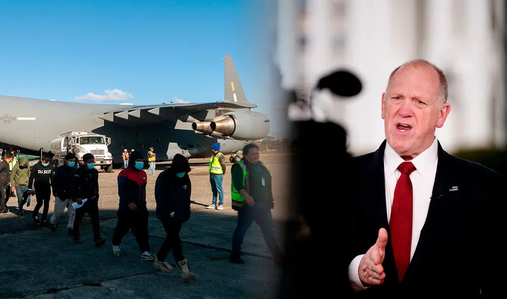 Las deportaciones en Estados Unidos han reducido las detenciones en la frontera sur, según Tom Homan. Foto: composición LR/ AFP Las deportaciones en Estados Unidos han reducido las detenciones en la frontera sur, según Tom Homan. Foto: composición LR/ AFP