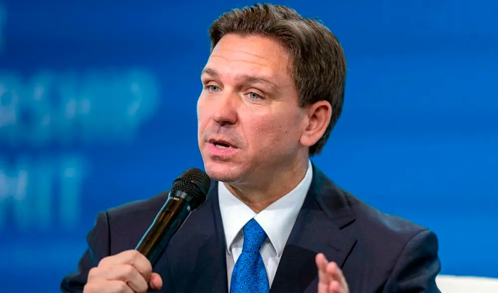 El gobernador de Florida, Ron DeSantis, anunció una serie de exención de impuestos a productos. Foto: Florida Politics
