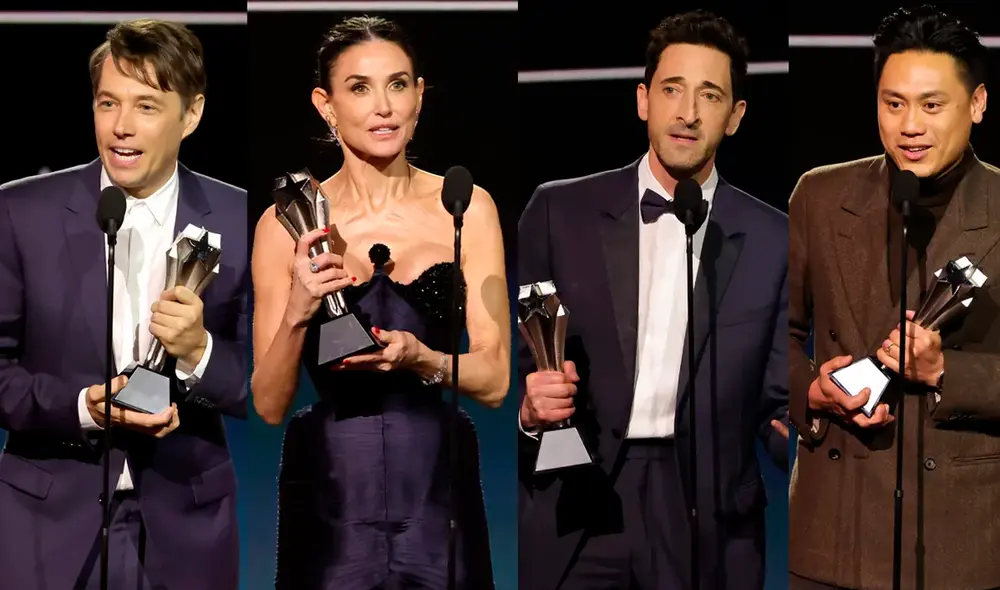 Lista completa de ganadores en los Critics Choice Awards 2025. Foto: Univisión
