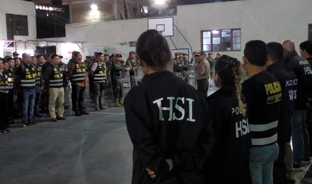 Más de 300 policías de la PNP participaron en la liberación de las víctimas de trata de personas. Foto: Embajada de los Estados Unidos en Perú