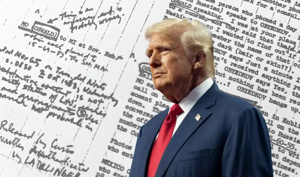 Donald Trump autorizó que se publiquen los detalles archivados del asesinato de John F. Kenedy. Foto: composición LR/difusión Donald Trump autorizó que se publiquen los detalles archivados del asesinato de John F. Kenedy. Foto: composición LR/difusión