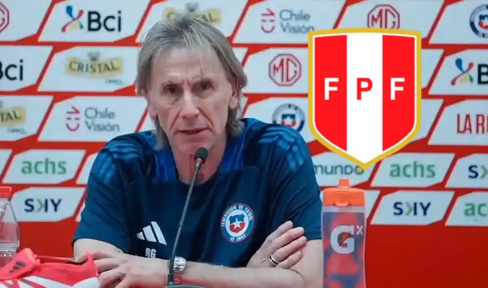Ricardo Gareca fue técnico de la selección peruana desde 2015 hasta 2022. En 2024 fue a la selección de Chile. Foto: composición LR/captura Ricardo Gareca fue técnico de la selección peruana desde 2015 hasta 2022. En 2024 fue a la selección de Chile. Foto: composición LR/captura