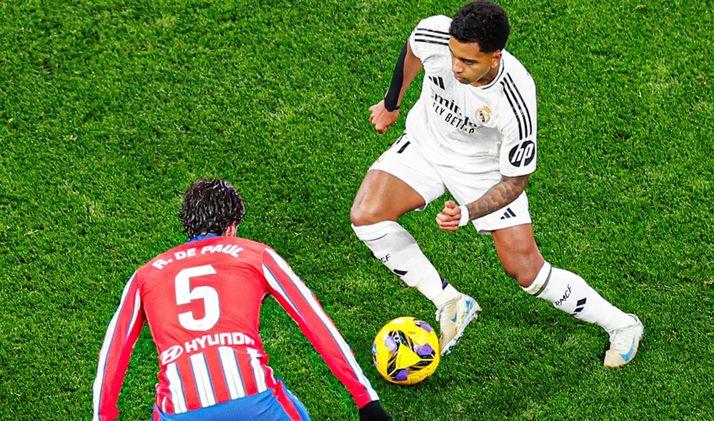 Real Madrid y Atlético de Madrid llegaron a este derbi como primero y segundo de la tabla, respectivamente. Foto: Real Madrid Real Madrid y Atlético de Madrid llegaron a este derbi como primero y segundo de la tabla, respectivamente. Foto: Real Madrid