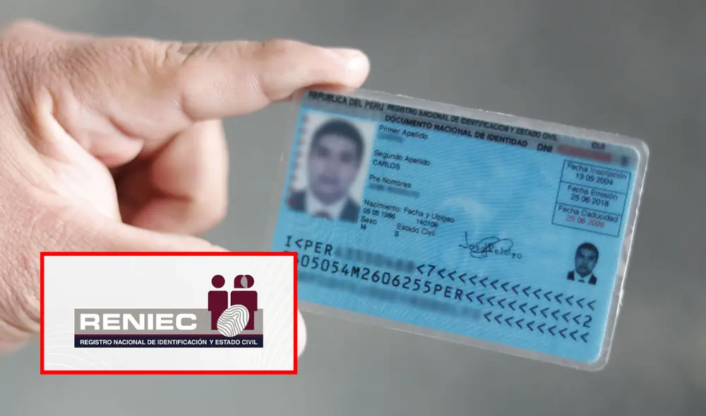 El Registro Nacional de Identificación y Estado Civil (Reniec) se encarga de la emisión del DNI. Foto: composición LR/Andina