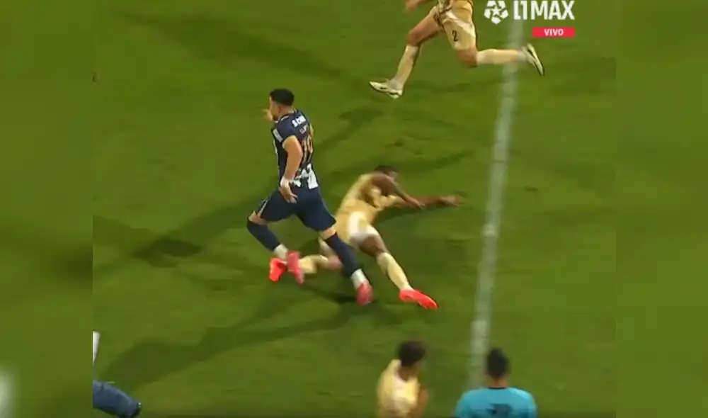 Fuentes fue expulsado por doble amarilla en el Alianza Lima vs Cusco FC. Foto: captura de L1 MAX