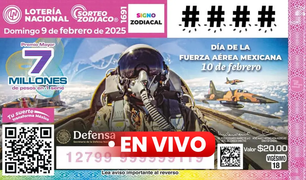 La Lotería Nacional de México entrega 7 millones de pesos al premio mayor de su Sorteo Zodíaco. Foto: Lotenal La Lotería Nacional de México entrega 7 millones de pesos al premio mayor de su Sorteo Zodíaco. Foto: Lotenal