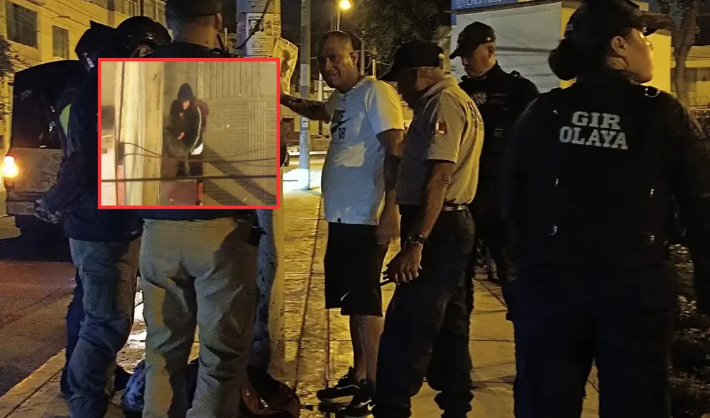 La rápida acción policial permitió su detención. Foto: Municipalidad de Chorrillos