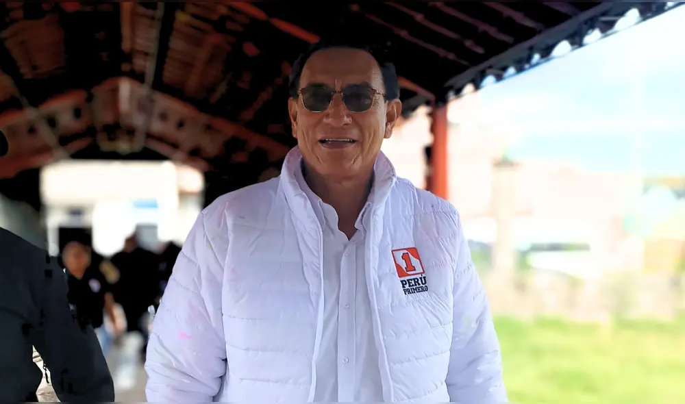 Desde Puno, el expresidente Martin Vizcarra afirmó que Pedro Castillo está preso injustamente.| Foto: Liubomir Fernández / URPI-LR.