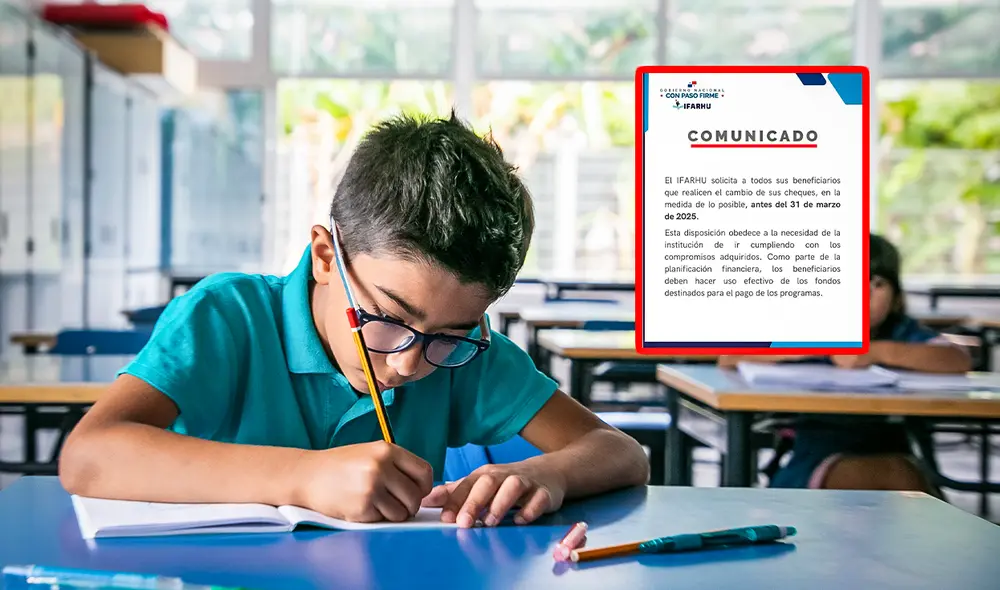 El Ifarhu informó que los cheques del PASE-U se deben cambiar antes del 31 de marzo. Foto: composición LR/Freepik/Ifarhu