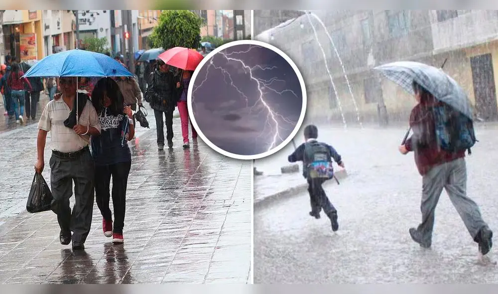 Conoce cuáles serán las regiones afectadas con las intensas lluvias, según Senamhi.