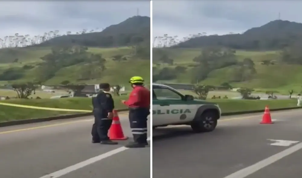 Accidente de tránsito en Bogotá, Colombia. Foto: captura/ el tiempo Accidente de tránsito en Bogotá, Colombia. Foto: captura/ el tiempo