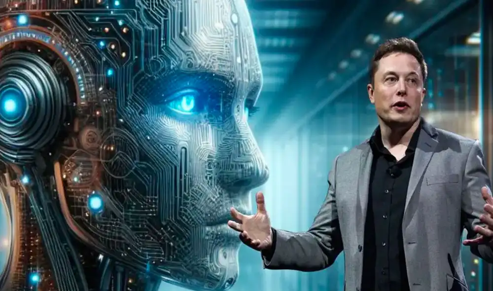 El avance de la inteligencia artificial podría desplazar ciertos empleos y generar tensiones en distintos sectores, según Elon Musk. Foto: DALL-E via Bing Image Creator