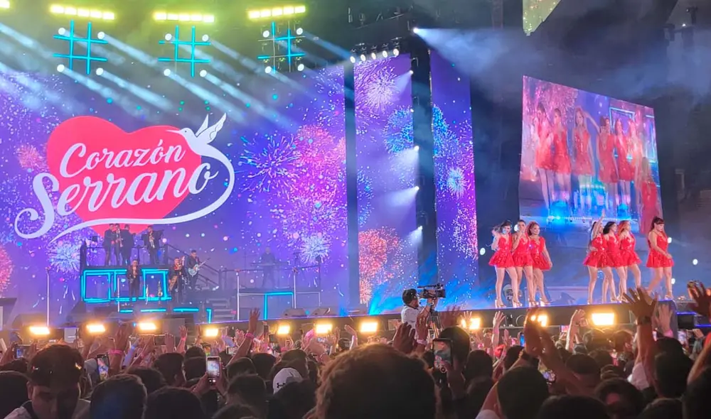 Corazón Serrano llenó el Estadio San Marcos. Créditos: Grace Mora / URPI-LR