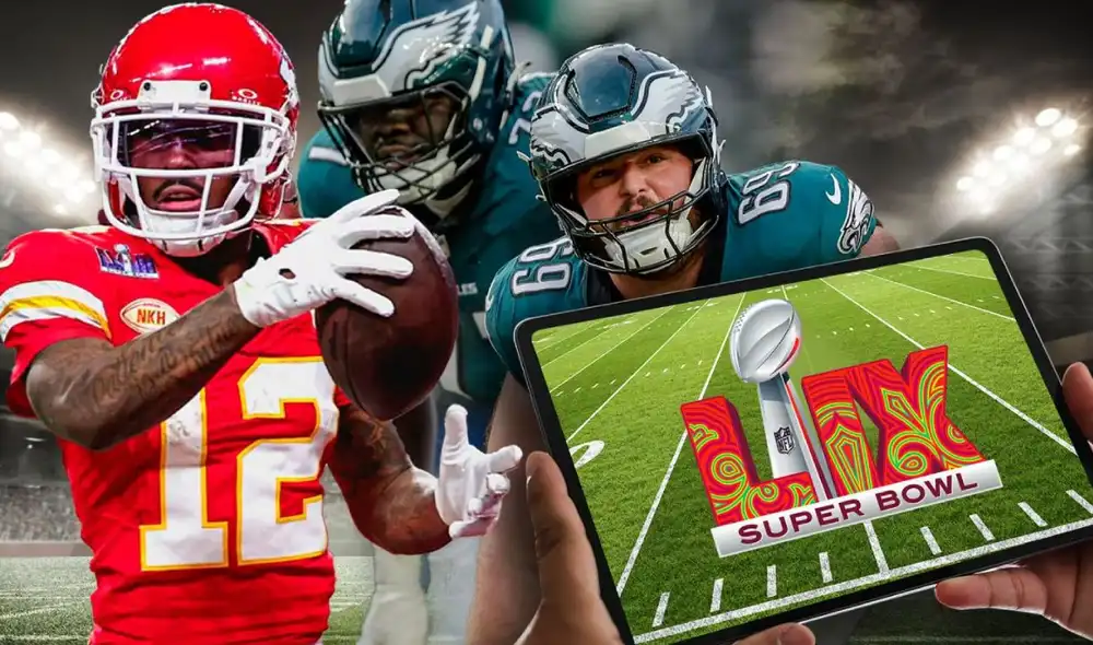 Chiefs defienden el título ante Eagles por la final de la NFL. Composición: Lr/El Financiero
