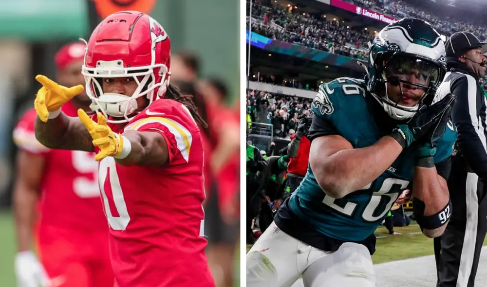 Kansas City Chiefs vs Philadelphia Eagles jugarán desde las 6.30 p. m. Foto: Instagram