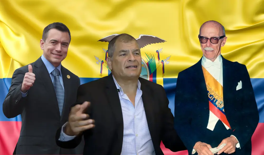 A lo largo de la historia de Ecuador, varios mandatarios estuvieron al mando del país por un largo y corto periodo de tiempo. Foto: composición LR / Agencia EFE
