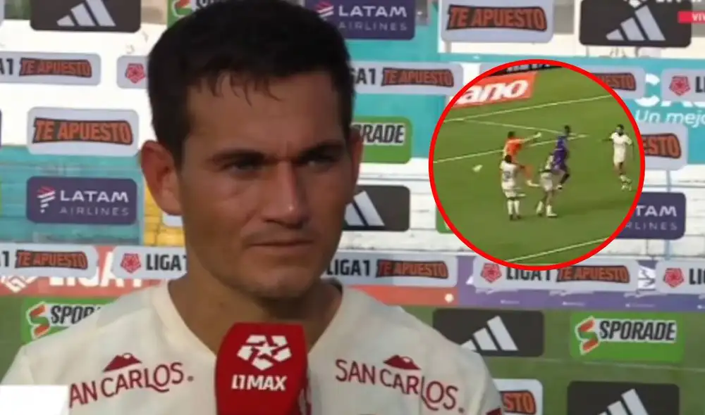 Jairo Vélez convirtió el primer gol de Universitario en la temporada 2025 de la Liga 1. Foto: captura/L1 Max