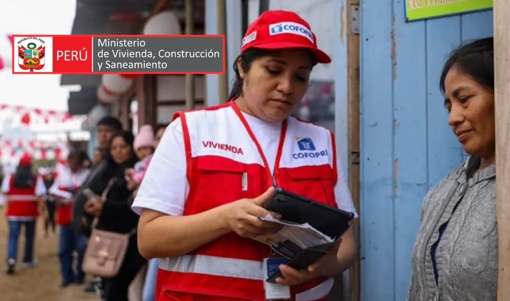 Cofopri continúa con la entrega de títulos de propiedad en localidades. Foto: Composición LR/Difusión