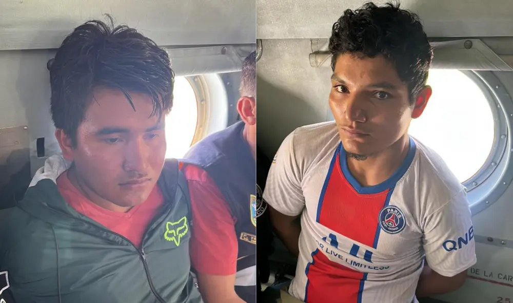 Detenidos. José Quispe Zuñiga, "Josediño", y Marcos Quispe Vargas, "Gabrielito", terroristas del Vraem. Foto: difusión Detenidos. José Quispe Zuñiga, "Josediño", y Marcos Quispe Vargas, "Gabrielito", terroristas del Vraem. Foto: difusión