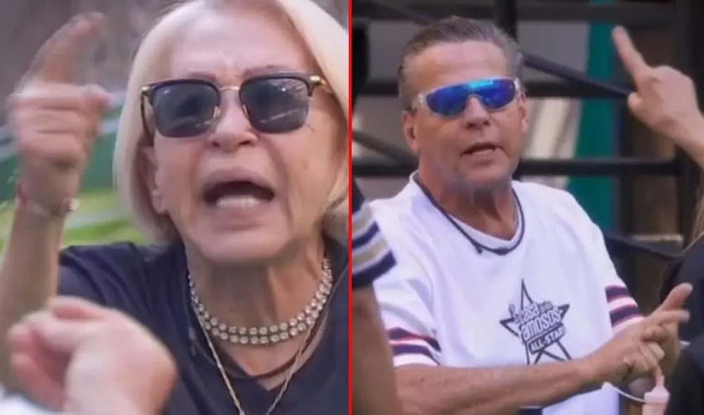 Laura Bozzo y Alfredo Adame discuten fuertemente. Foto: Difusión