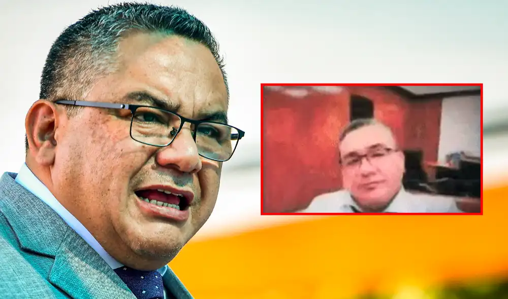 Juan José Santiváñez admitió haber conversado por WhatsApp con el capitán PNP Junior Izquierdo, tras la difusión de una fotografía suya. | Composición: Gerson Cardoso / La República. Juan José Santiváñez admitió haber conversado por WhatsApp con el capitán PNP Junior Izquierdo, tras la difusión de una fotografía suya. | Composición: Gerson Cardoso / La República.