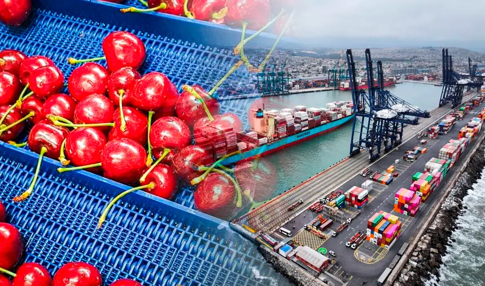 El 'Cherry Express' es la ruta comercial que facilita la exportación de cerezas a China. Foto: composición LR/difusión