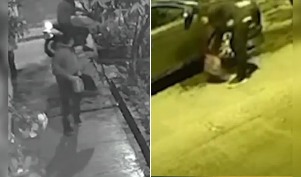 Hombres logaron su cometido y huyeron a bordo de una motocicleta. Foto: Difusión