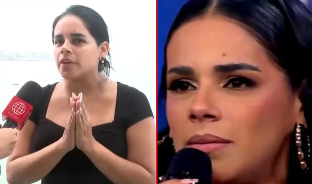 Giuliana Rengifo revela detalles de la extorsión que recibe. Foto: América Televisión Giuliana Rengifo revela detalles de la extorsión que recibe. Foto: América Televisión