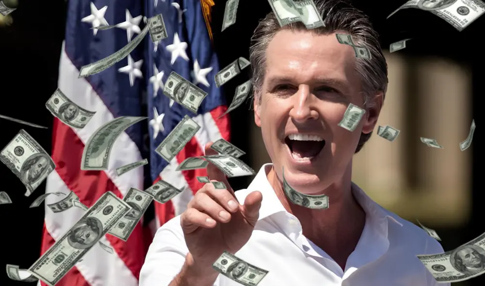 Gavin Newsom realizó un aumento salarial que supera al doble del sueldo base federal en Estados Unidos. Foto: composición LR/EFE