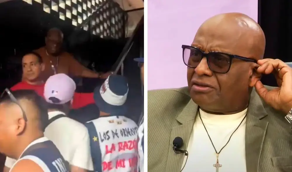 Elejalder Godos agradeció el trabajo de seguridad para su salida de Matute. Foto: composición LR/difusión