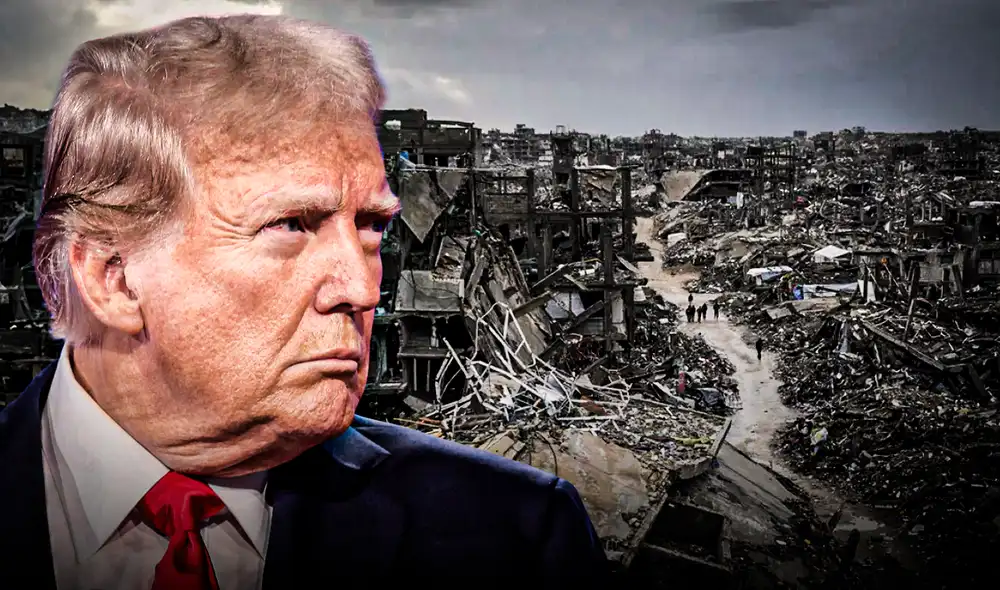 Donald Trump propone reubicar a palestinos de Gaza en otros países sin derecho al retorno. Foto: composición LR Donald Trump propone reubicar a palestinos de Gaza en otros países sin derecho al retorno. Foto: composición LR