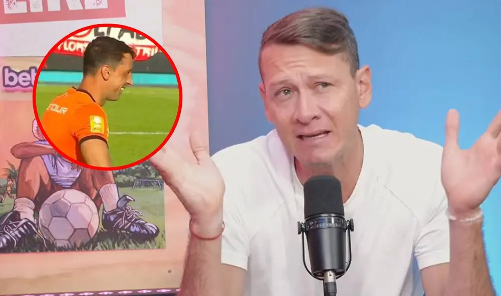 Diego Penny analizó la jugada de Sebastián Britos que permitió el empate a último minuto de Universitario. Foto: composición LR/captura de YouTube/captura de L1 Max