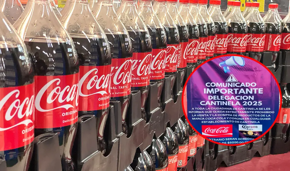 La venta de Coca-Cola es importante para pequeños negocios del poblado de Cantinela. Foto: composición LR / AFP / Cantinelaa / Facebook