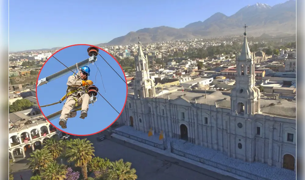 Miles de usuarios no tendran servicio de luz esta semana en Arequipa. Foto: Andina