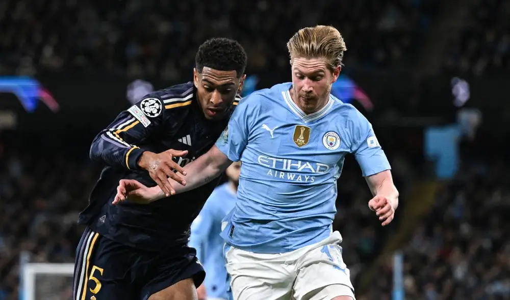 En su último partido, Real Madrid y Manchester City igualaron 1 a 1, pero los merengues avanzaron de fase desde el punto de penal. Foto: AFP