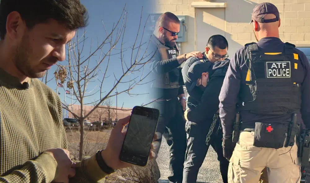 Según relataron los familiares del joven detenido, los agentes de ICE les solicitaron documentación y, a pesar de que mostró su pedido de asilo en trámite, fue detenido. Foto: Composición Jazmín Ceras LR/ICE