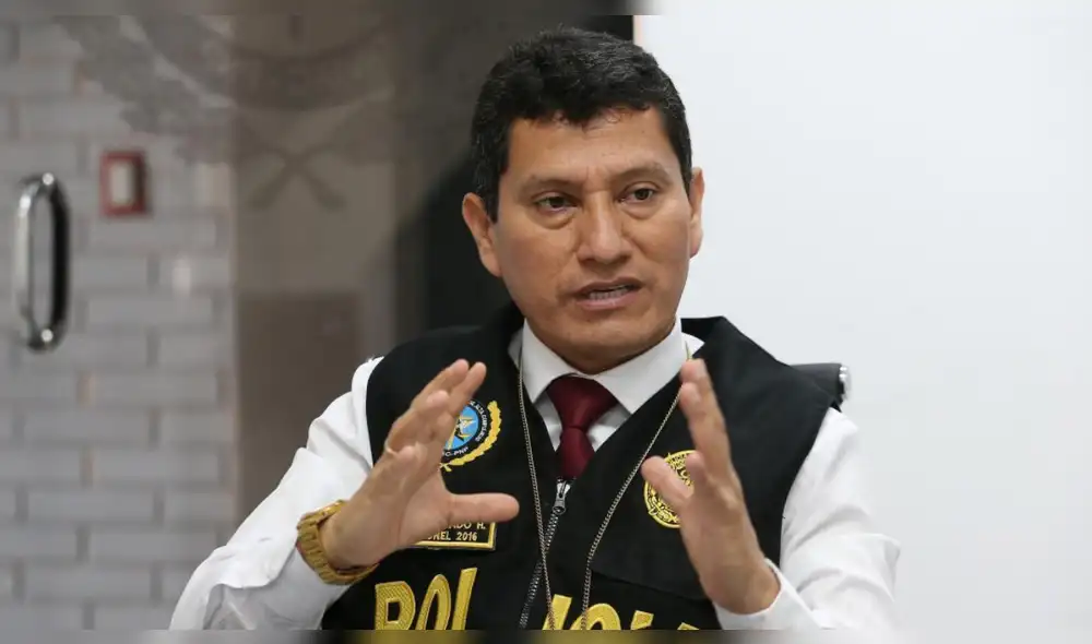 Harvey Colchado denunció el retiro de varios oficiales de la Diviac y de otros cambios a darse en la institución. Foto: difusión