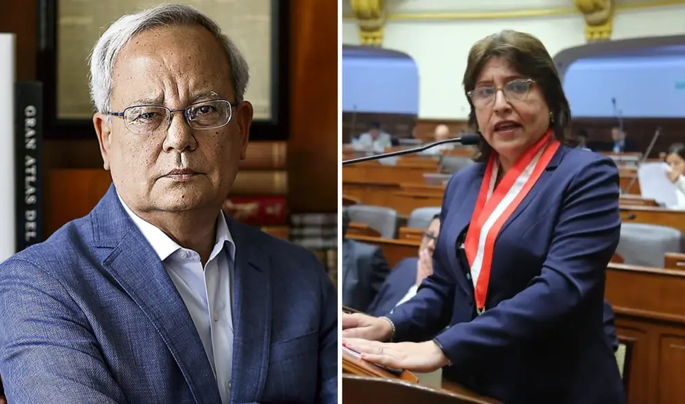 Delia Espinoza ha realizado acciones "sospechosas", según Hildebrandt. Foto: composición LR Delia Espinoza ha realizado acciones "sospechosas", según Hildebrandt. Foto: composición LR