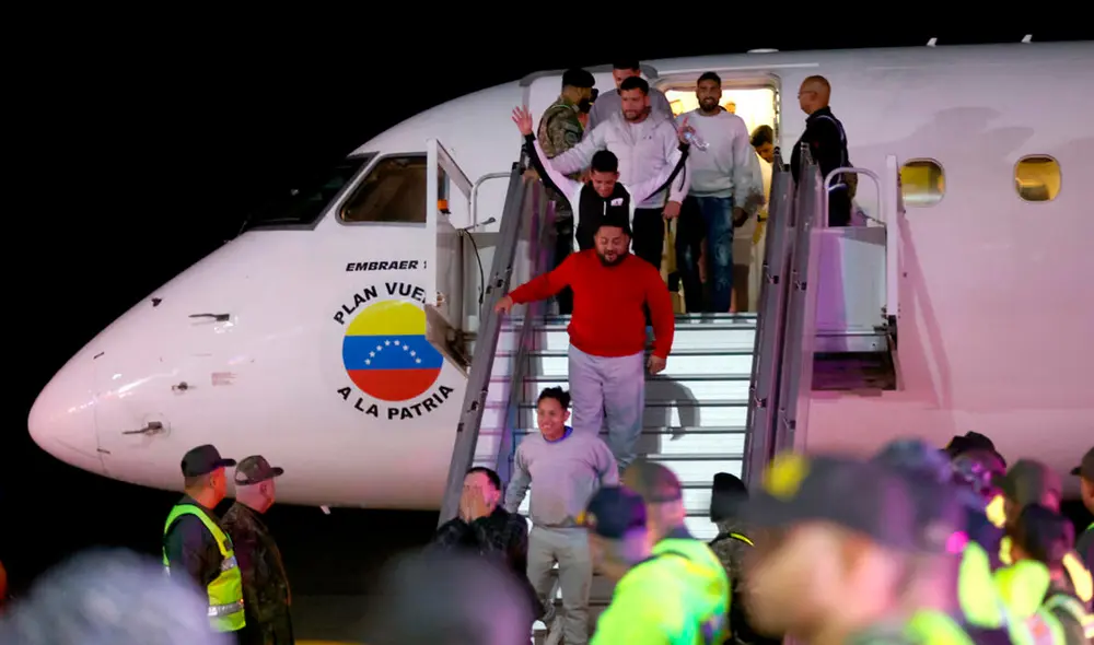 Venezuela recibió a 190 deportados de Estados Unidos, formando parte del plan Vuelta a la Patria. Foto: France24