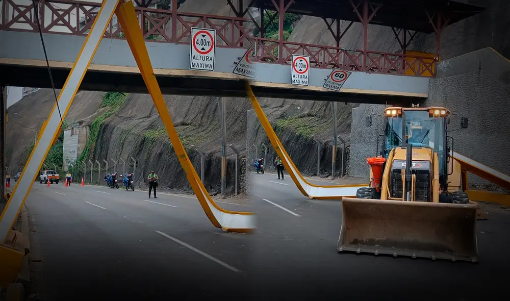 Cierre de la Costa Verde tras accidente de tránsito. Foto: composición LR