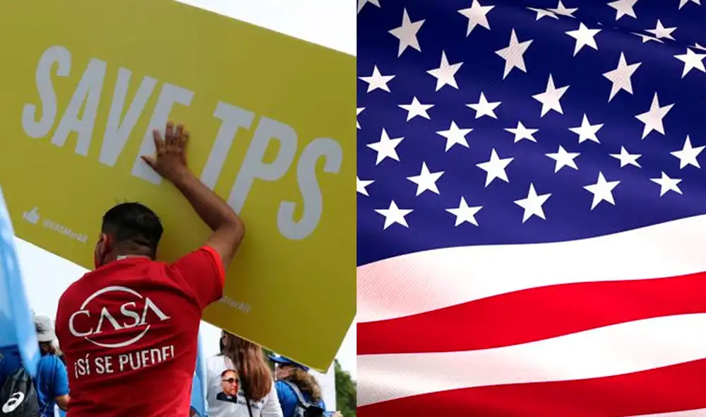 La protección del TPS 2021 mantendrá momentáneamente a los beneficiarios en EE.UU.  hasta septiembre.   Foto: Composición LR/El País/CNN/iStock