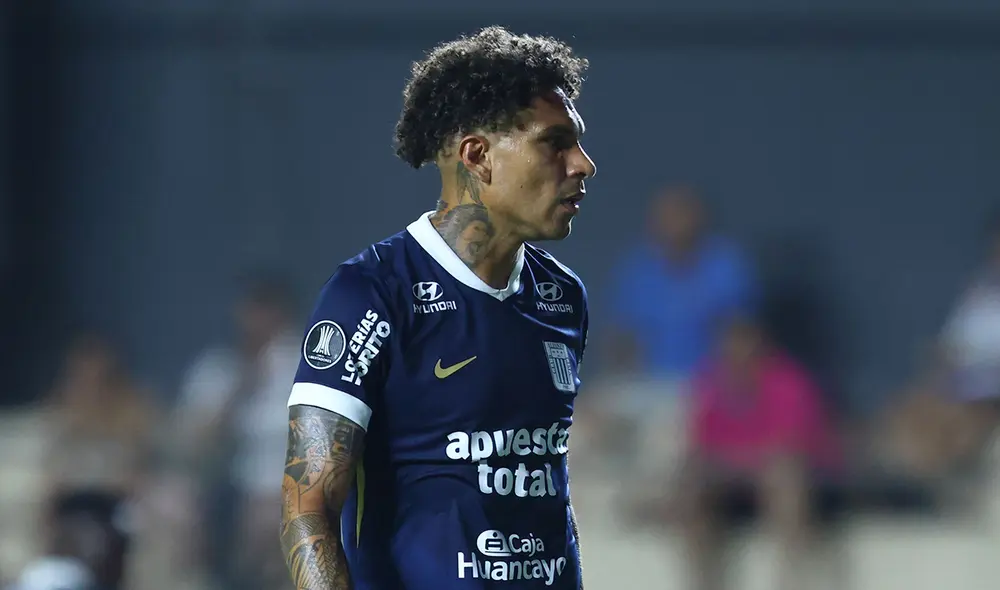 Paolo Guerrero fue titular con Alianza Lima en Paraguay. Foto: difusión Paolo Guerrero fue titular con Alianza Lima en Paraguay. Foto: difusión