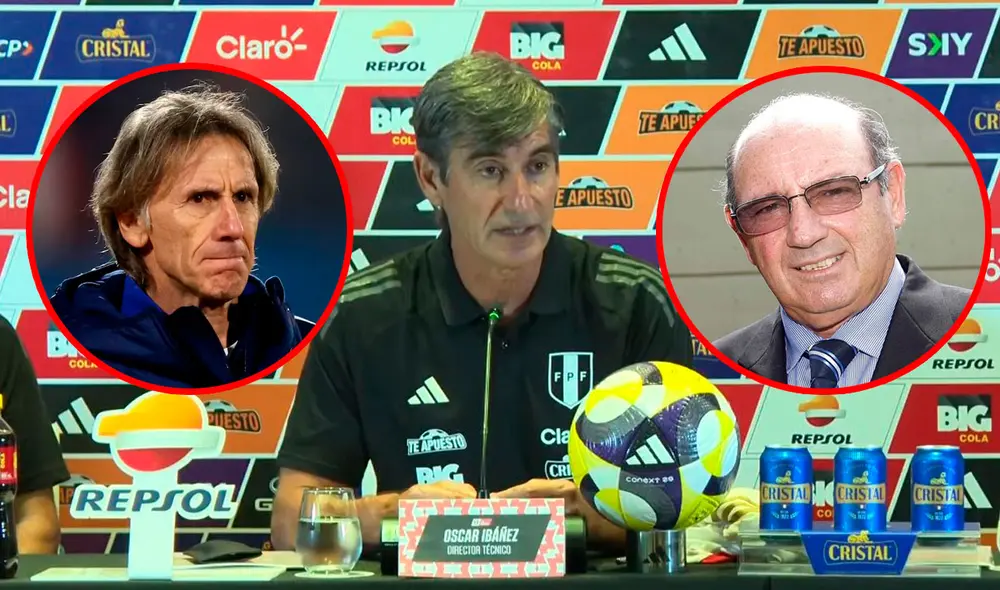 Óscar Ibáñez perteneció al comando técnico de Ricardo Gareca y Sergio Markarián en la selección peruana. Foto: composición GLR/FPF