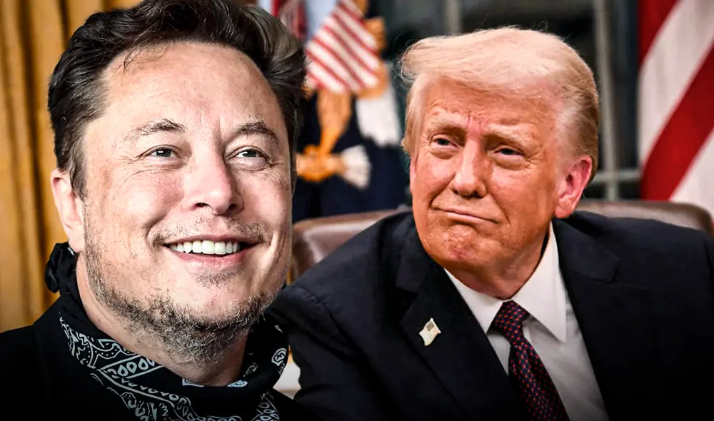 Elon Musk se dirige a Donald Trump con polémico mensaje a través de redes sociales. Foto: composición LR/Gerson Cardoso/AFP