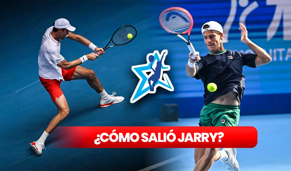 Diego Schwartzman se retirará luego del partido con Nicolás Jarry. Foto: composición LR/AFP