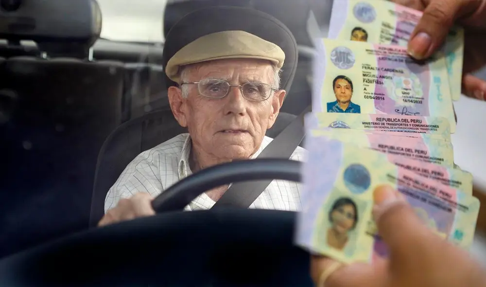Adultos mayores de 70 años en Perú pueden sacar la licencia de conducir pero con ciertos requisitos. Foto: Composición LR/Andina.
