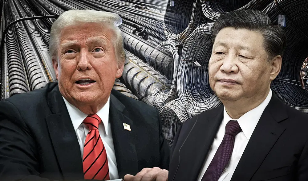 Las recientes medidas de Donald Trump, que imponen un 25% de aranceles al acero y aluminio chino, generan turbulencias en los mercados y caídas en la bolsa de valores de China. Foto: composición LR/AFP